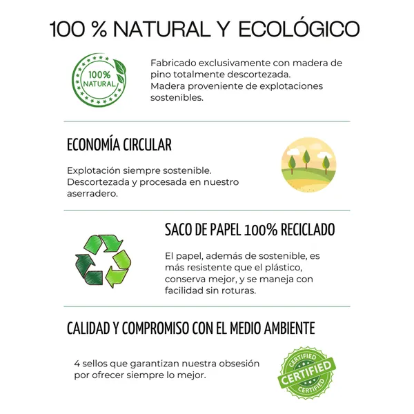 1 Camión con 24 palet de Naturpellet SACOS DE 15 KG certificado