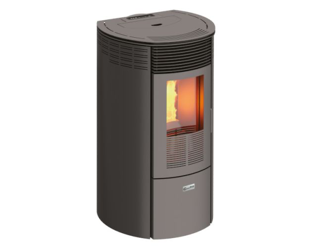 Estufa de pellet Wi-Fi Elipse 10kW gris Stove Canadian