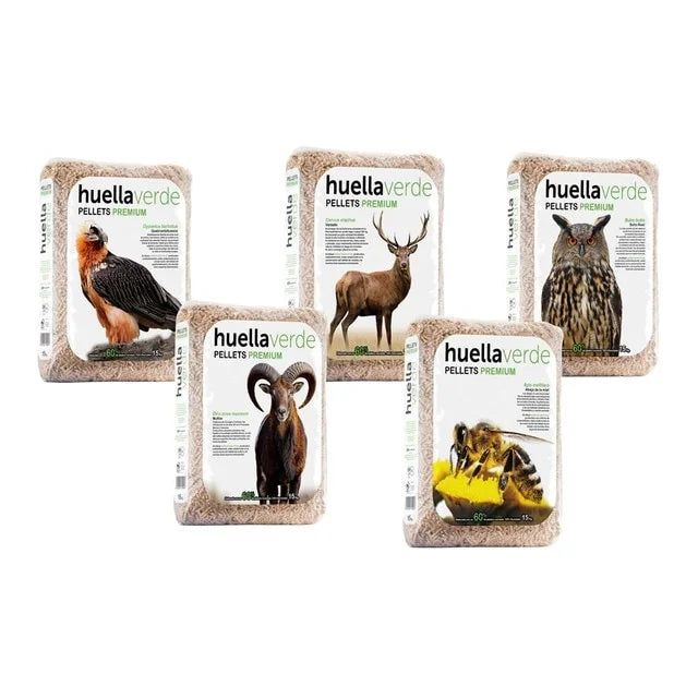 huella verde palet de pellets 77 sacos