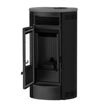 Estufa de pellets Flavia 15 kW Sannover Negro