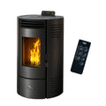 Estufa de pellets Azora 11,6 kW Negro Sannover