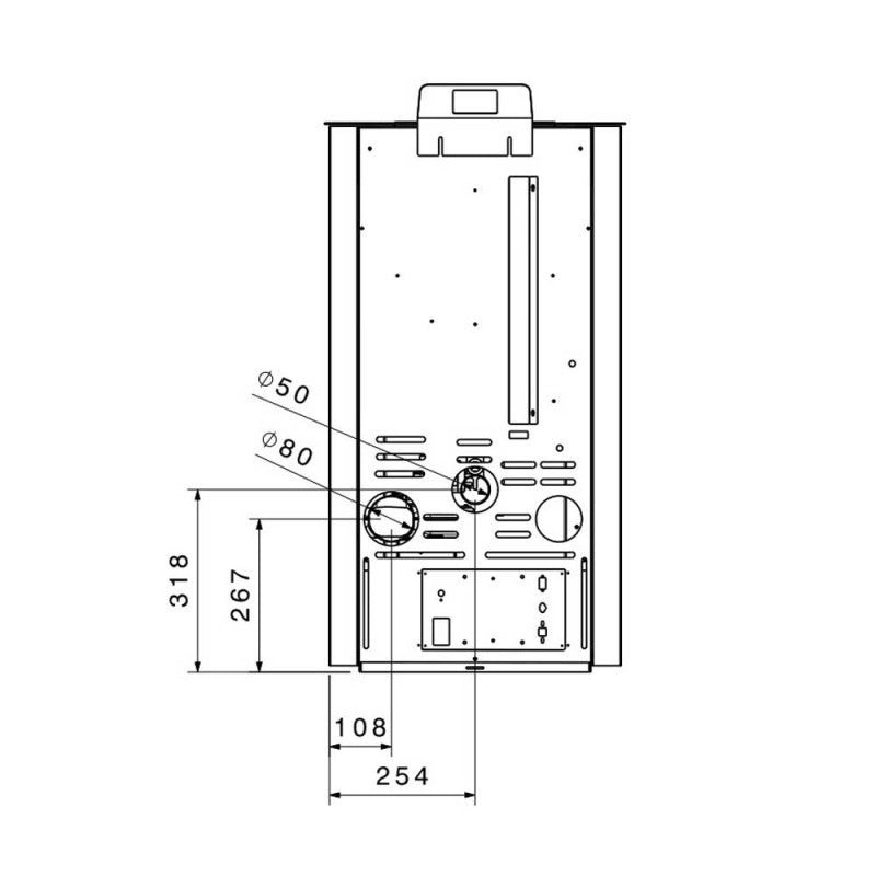 Estufa de pellets de leña Toscana 10 kW - Eider