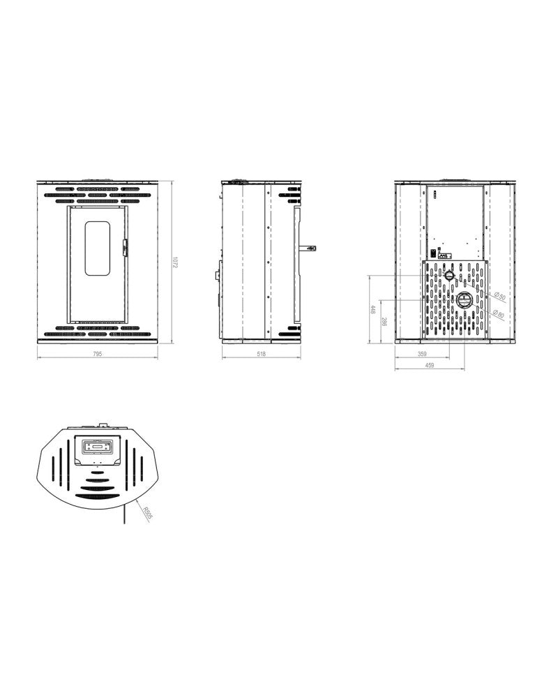 Estufa Rincón 11k - Sardes