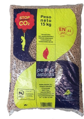 1 Pellet Asturias Palet 72 sacos
